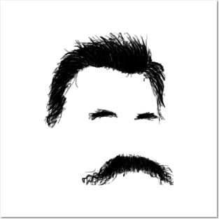 Nietzsche Mustache Posters and Art